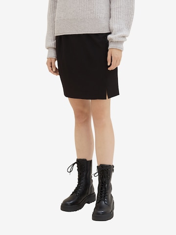 TOM TAILOR Skirt in Black: front