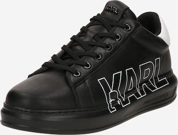 Karl Lagerfeld Trampki niskie 'KAPRI' w kolorze czarny: przód