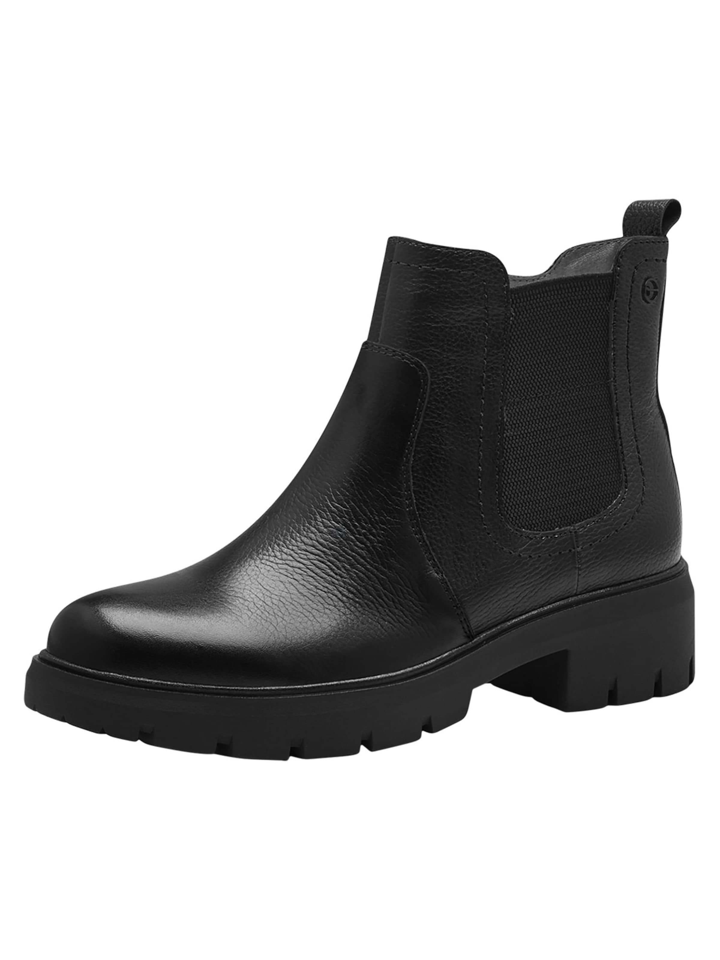 Tamaris Chelsea boots in Black: front