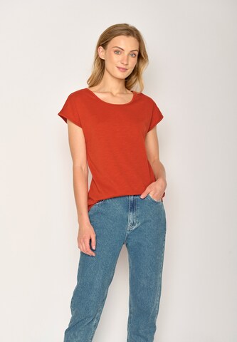 Maglietta di GREENBOMB in rosso