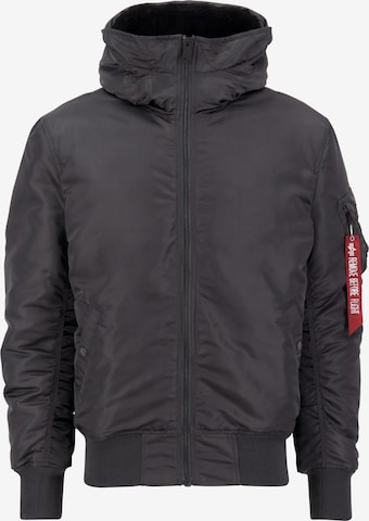 ALPHA INDUSTRIES Zimska jakna 'MA-1' | siva barva: sprednja stran