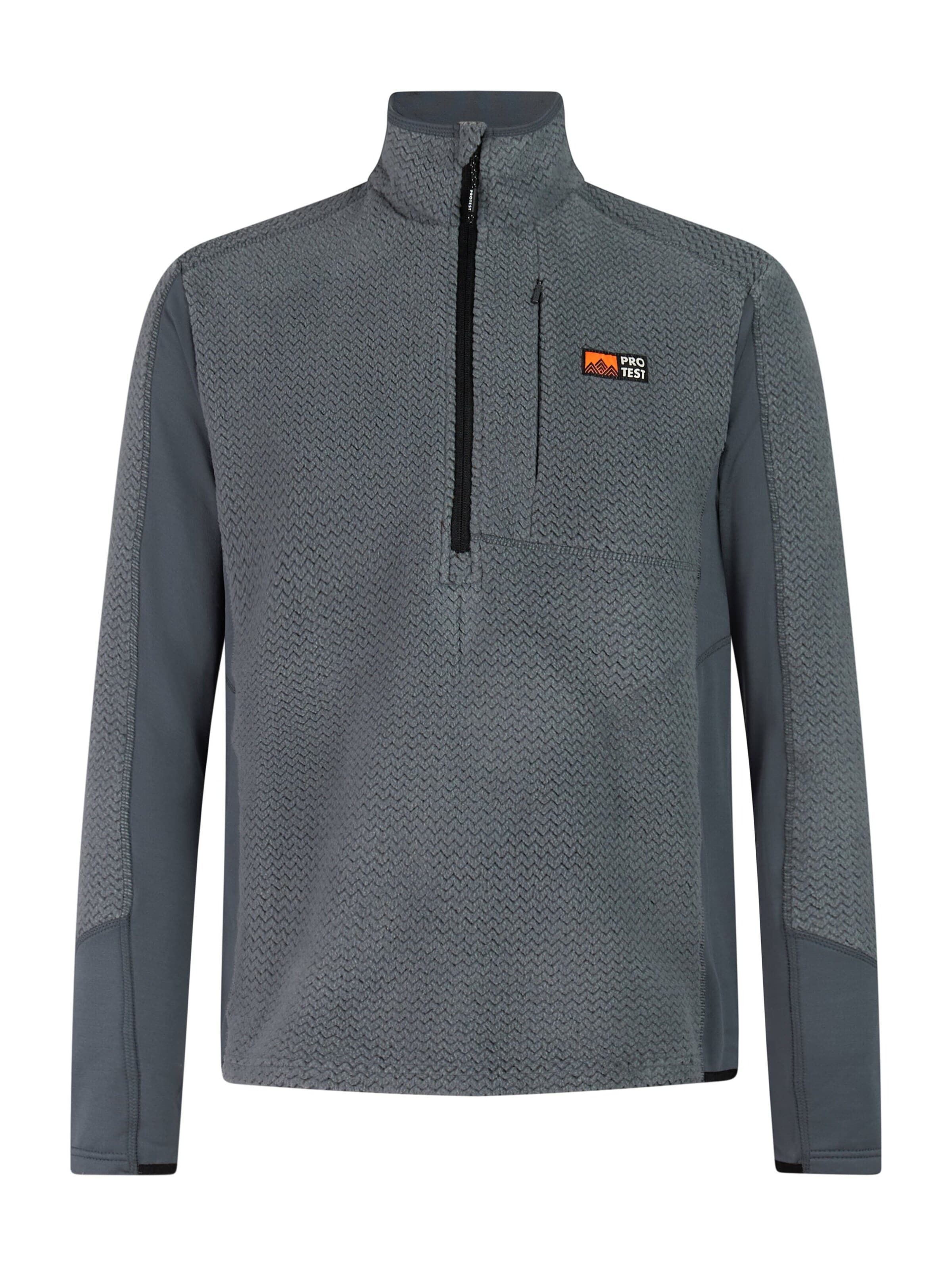 Sweat de sport 'PRTCalgary' PROTEST en gris : devant