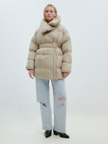 EDITED Winter Jacket 'Ludmila' in Beige