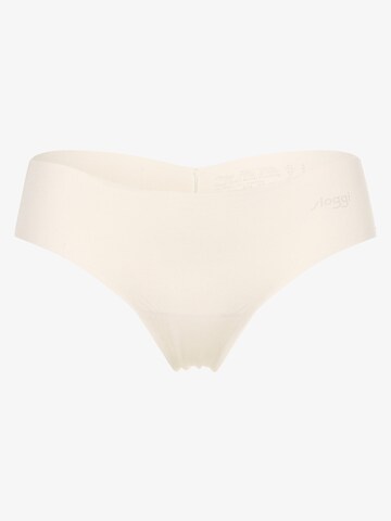 SLOGGI Thong 'Zero Feel' in Beige: front