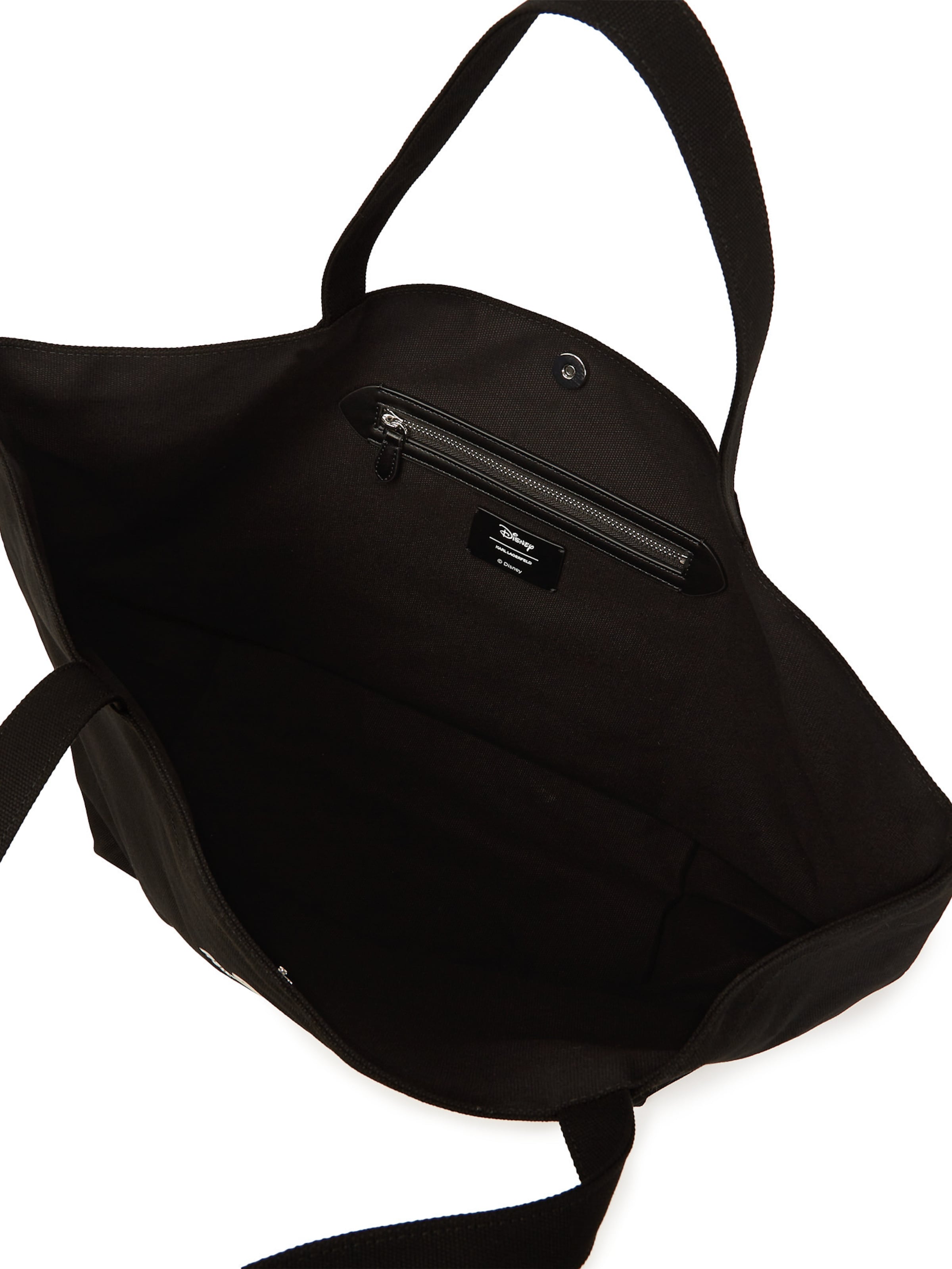 Karl Lagerfeld Ostoskassi 'Disney x Karl Lagerfeld' värissä musta