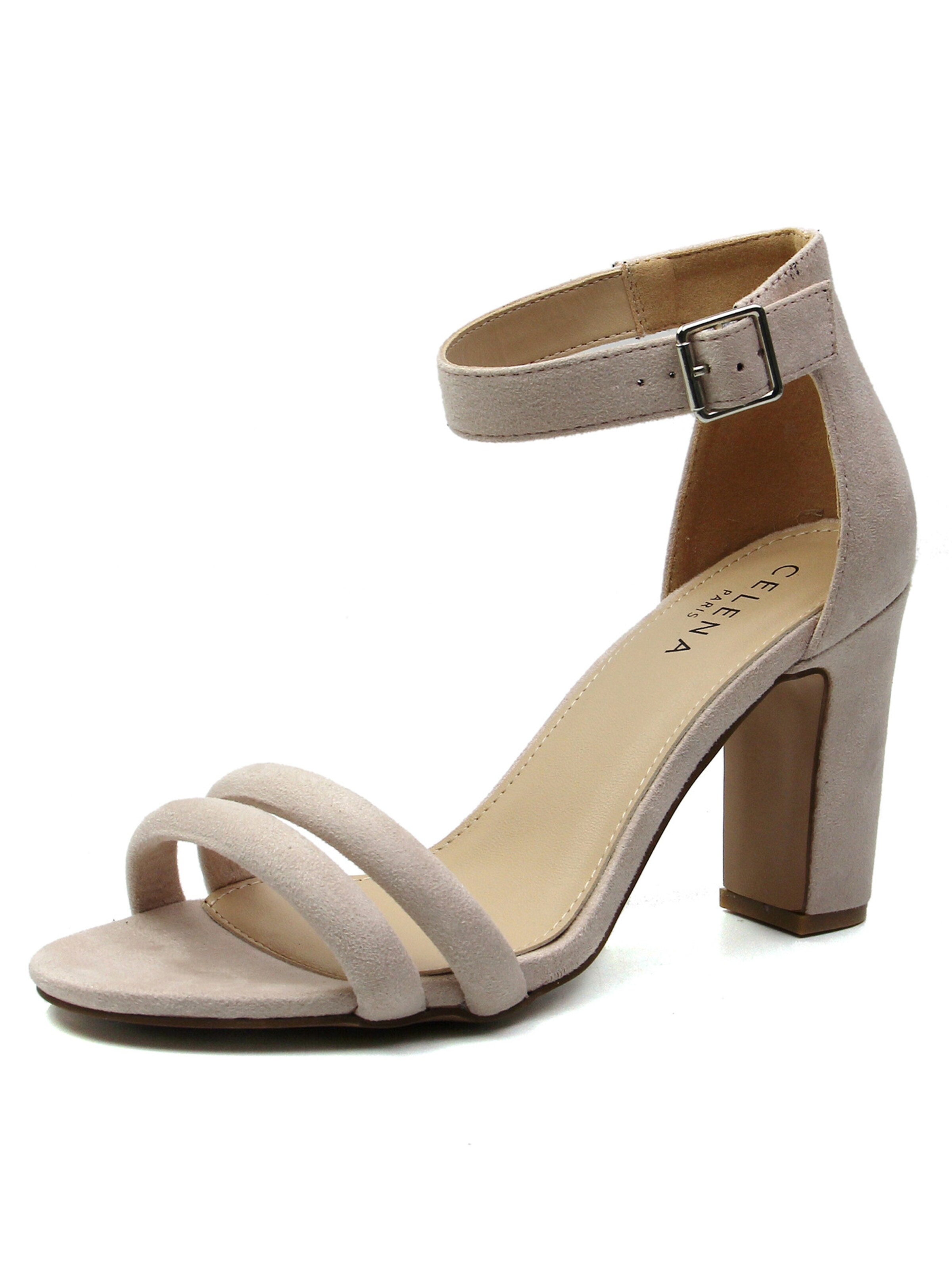 smėlio Celena Basutės su dirželiais 'Chelsie': priekis