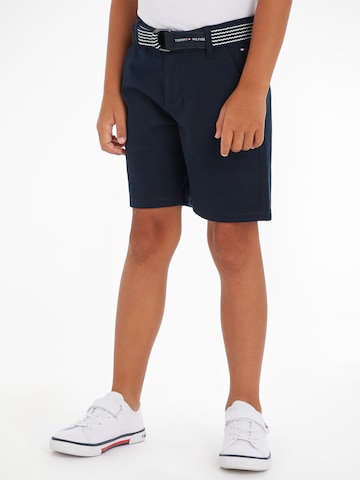 TOMMY HILFIGER Regular Trousers in Blue: front