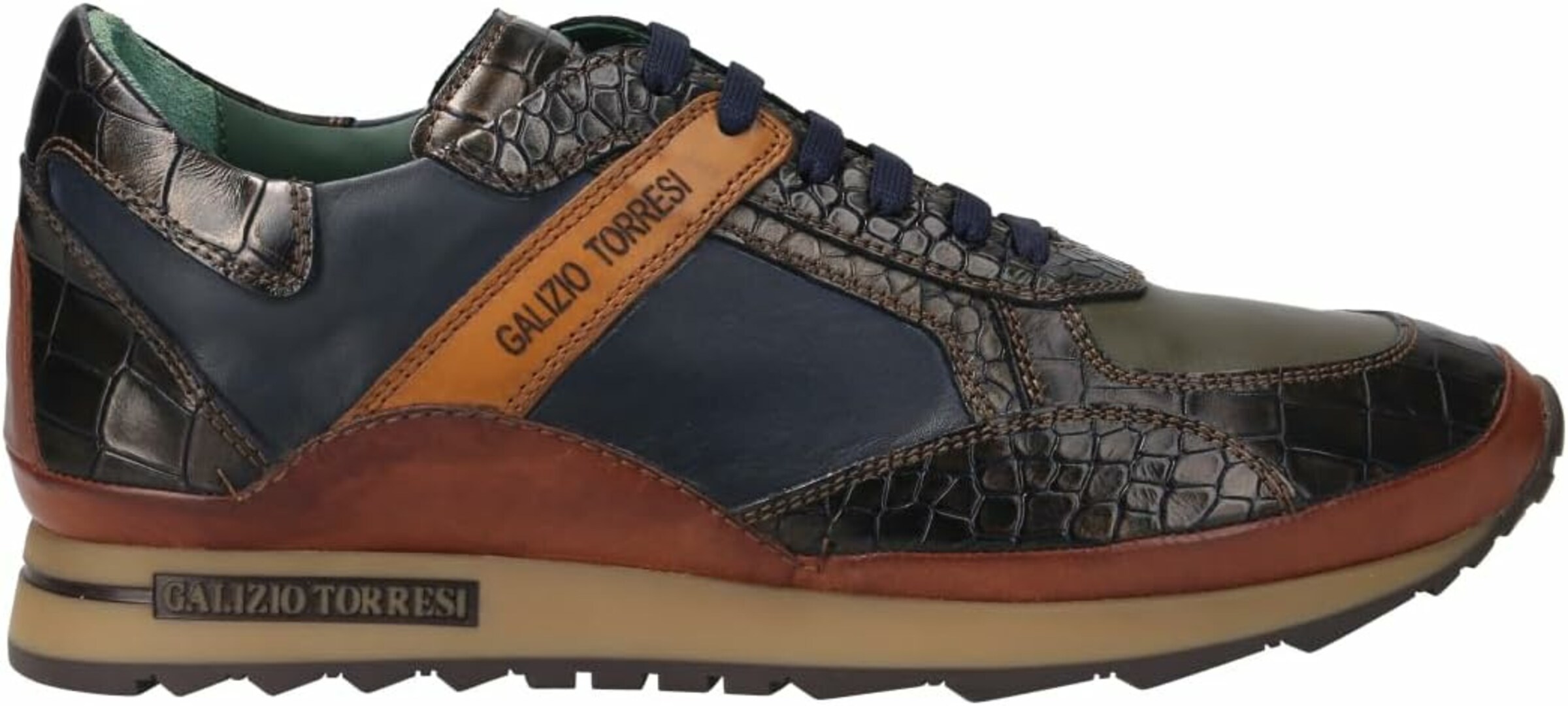 Galizio Torresi Sneakers laag in Blauw: voorkant