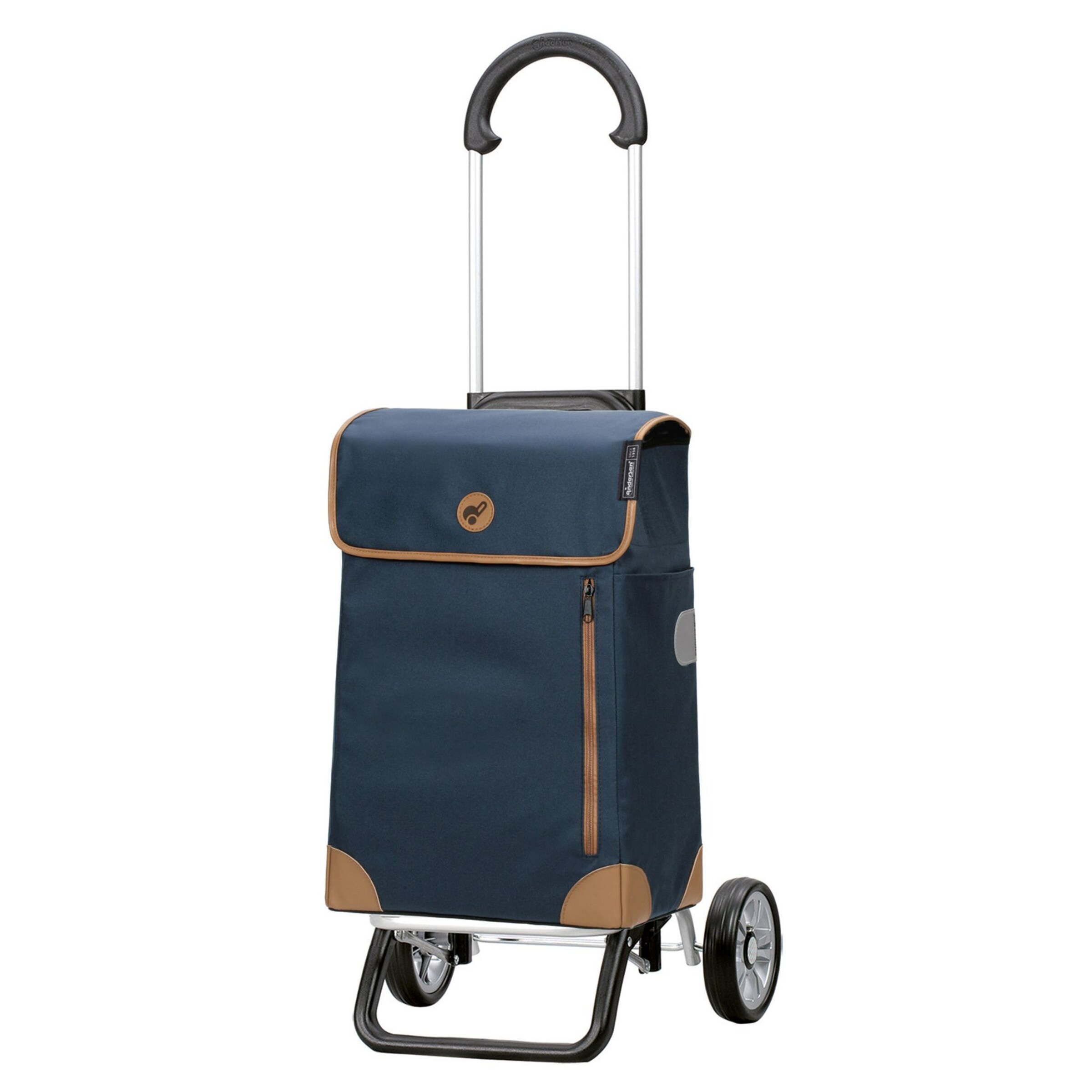 Andersen Shopper Trolley 'Weda ' in Blauw: voorkant