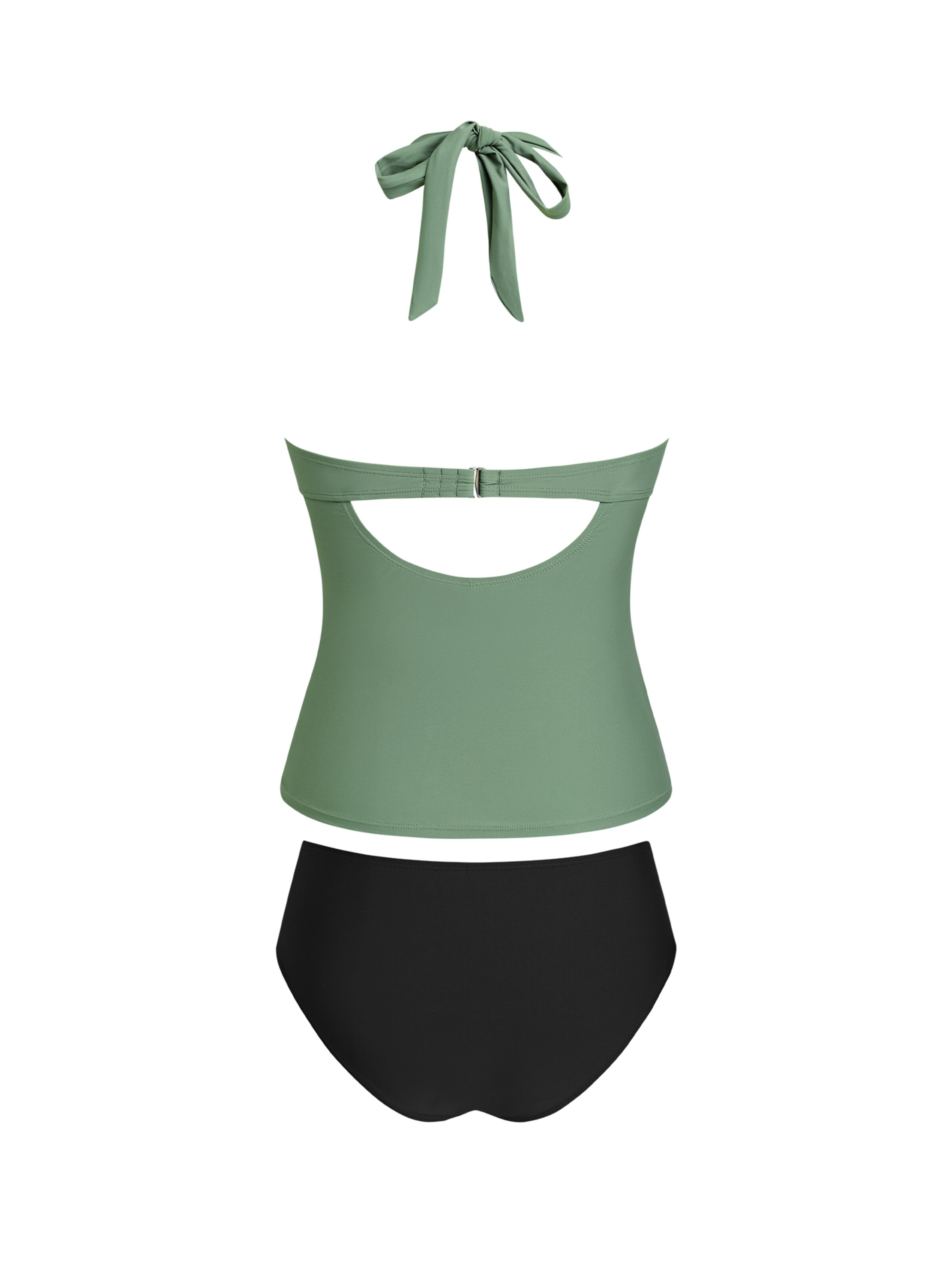 Cupshe Tankini in Green