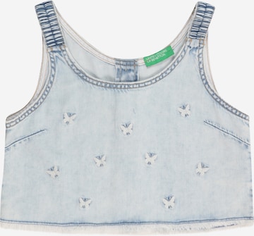 UNITED COLORS OF BENETTON Top in Blauw: voorkant