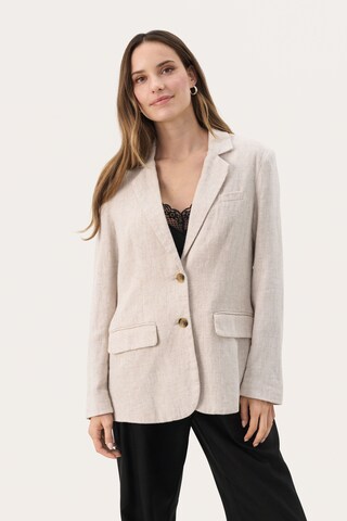 Blazer Part Two en beige : devant