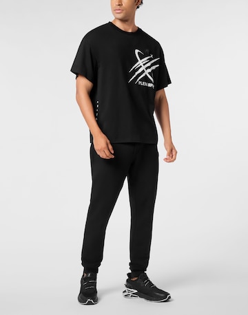 Plein Sport - Camiseta 'Scratch' en negro