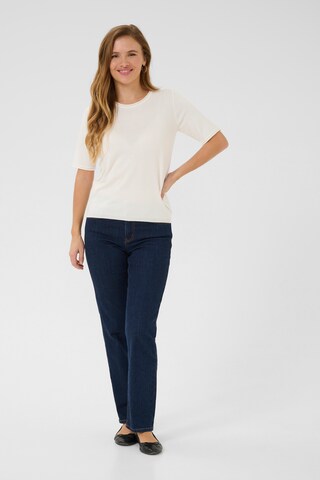 Pull-over 'Lizza' Kaffe en blanc