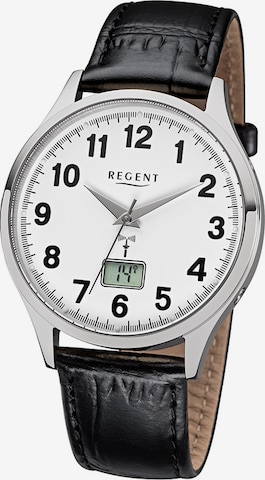 REGENT Analog Watch in Black: front