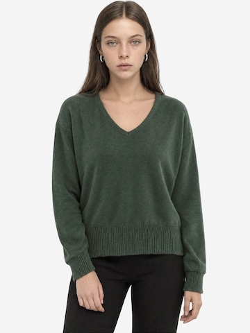 Busem Pulóver 'Pullover' - zöld: elől