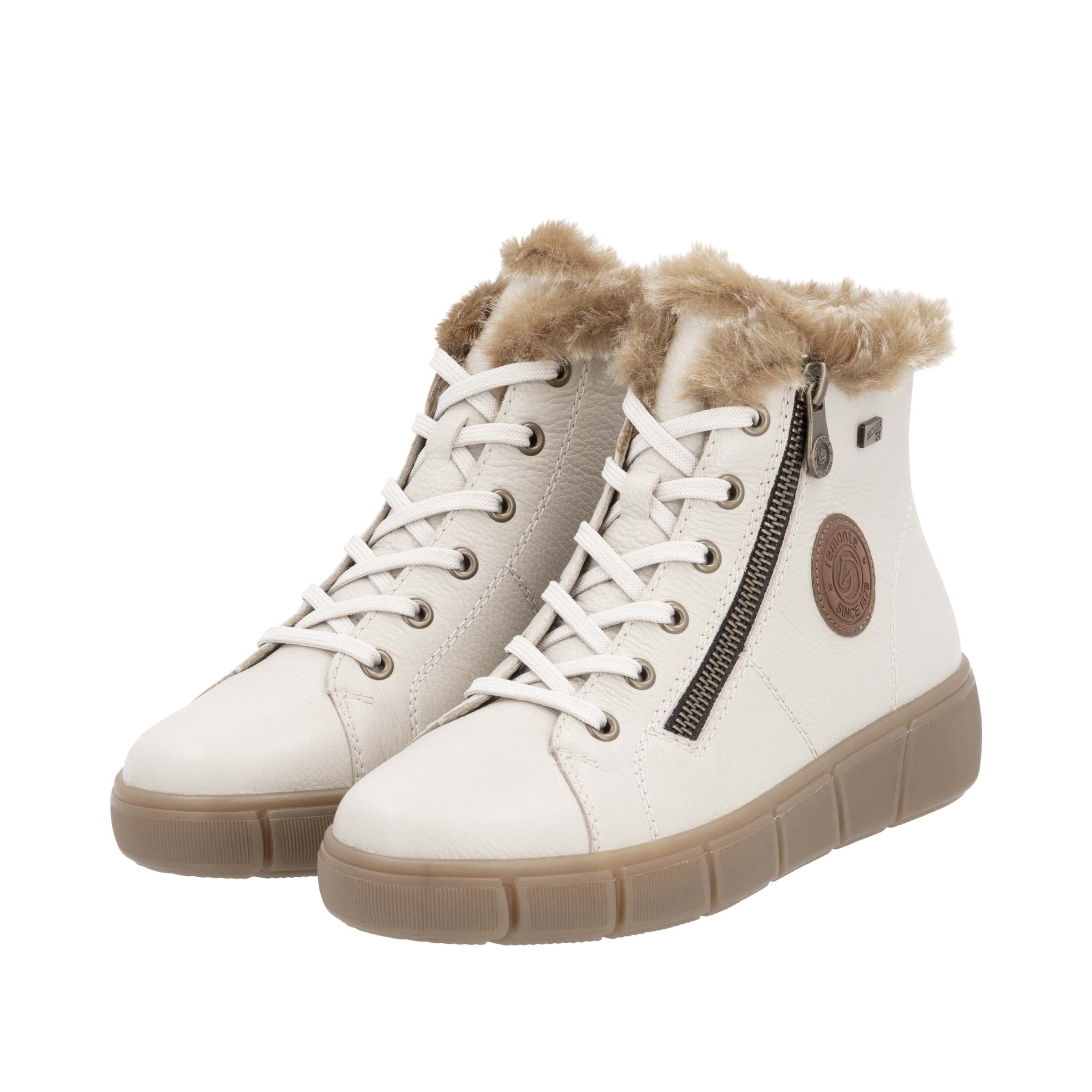 Bottines à lacets REMONTE en beige