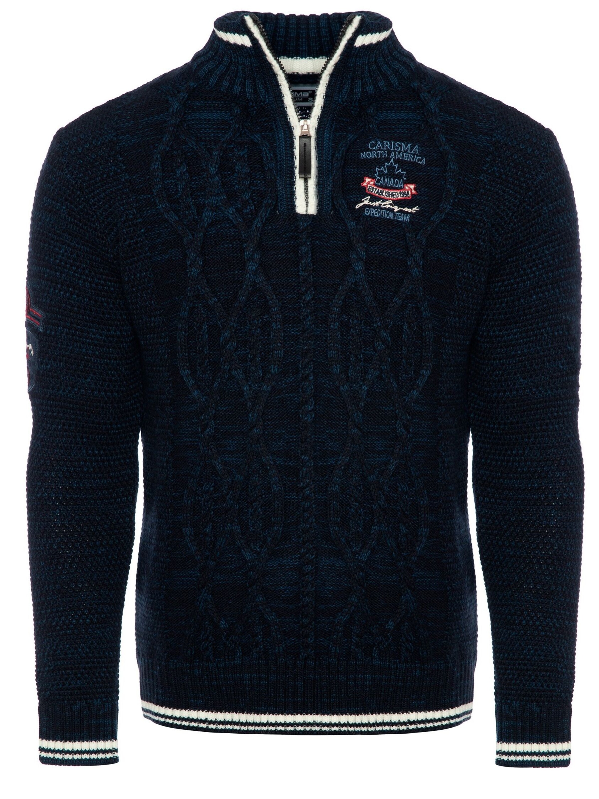 Pull-over CARISMA en bleu : devant