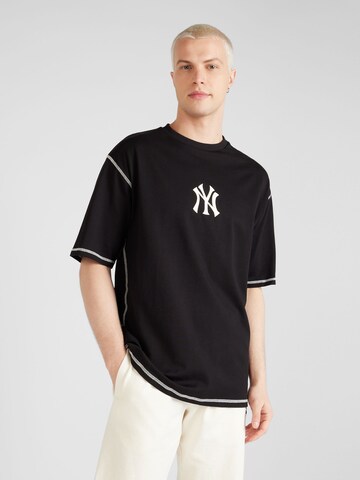 NEW ERA - Camisa 'World Series' em preto: frente
