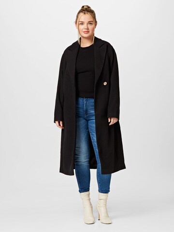 Dorothy Perkins Curve Overgangsfrakke i sort