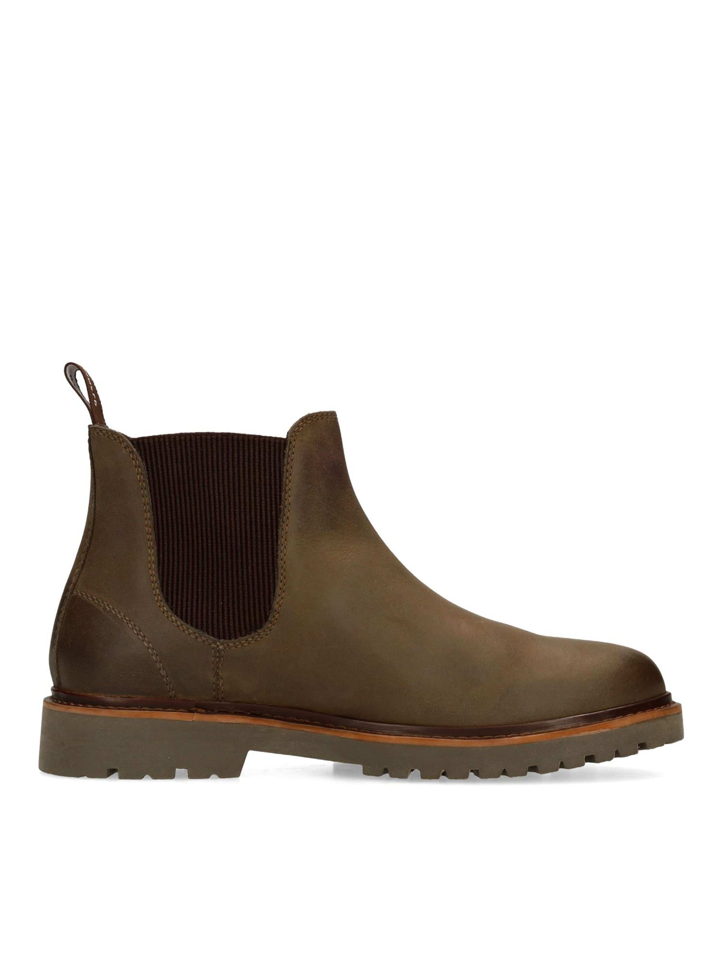 MANFIELD Chelsea Boots in Grün