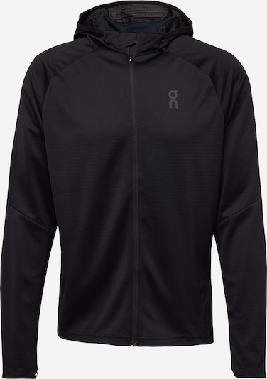 Sportinis džemperis 'Climate' iš On, spalva – pilka / juoda, Prekių apžvalga