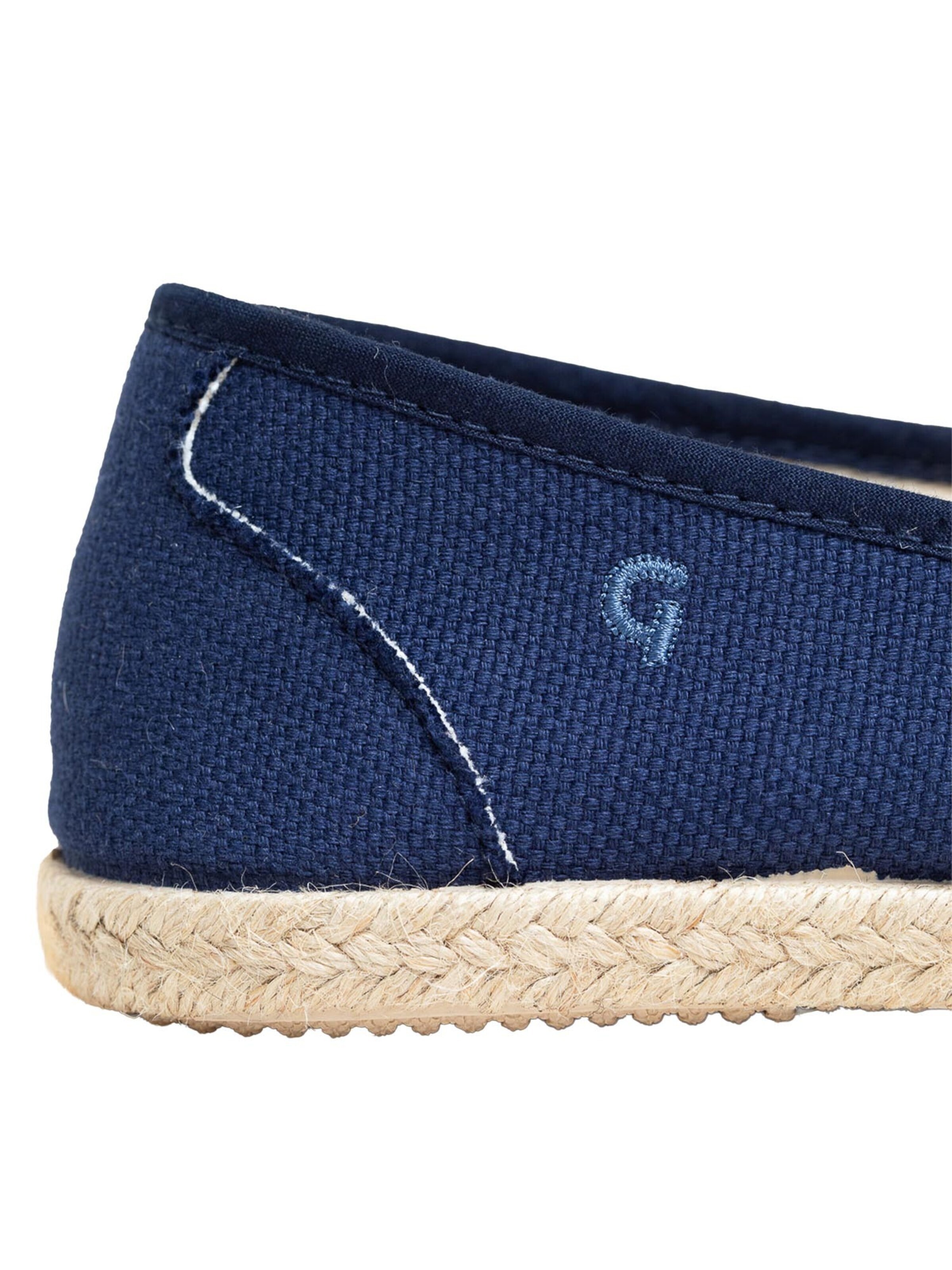 Gottstein Mokassin 'Camping Linen Sailor'‌‌‌ in Blau