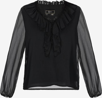 faina - Blusa en negro: frente