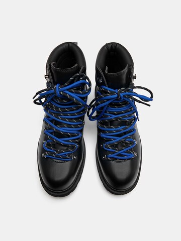 Bottines à lacets Pull&Bear en noir