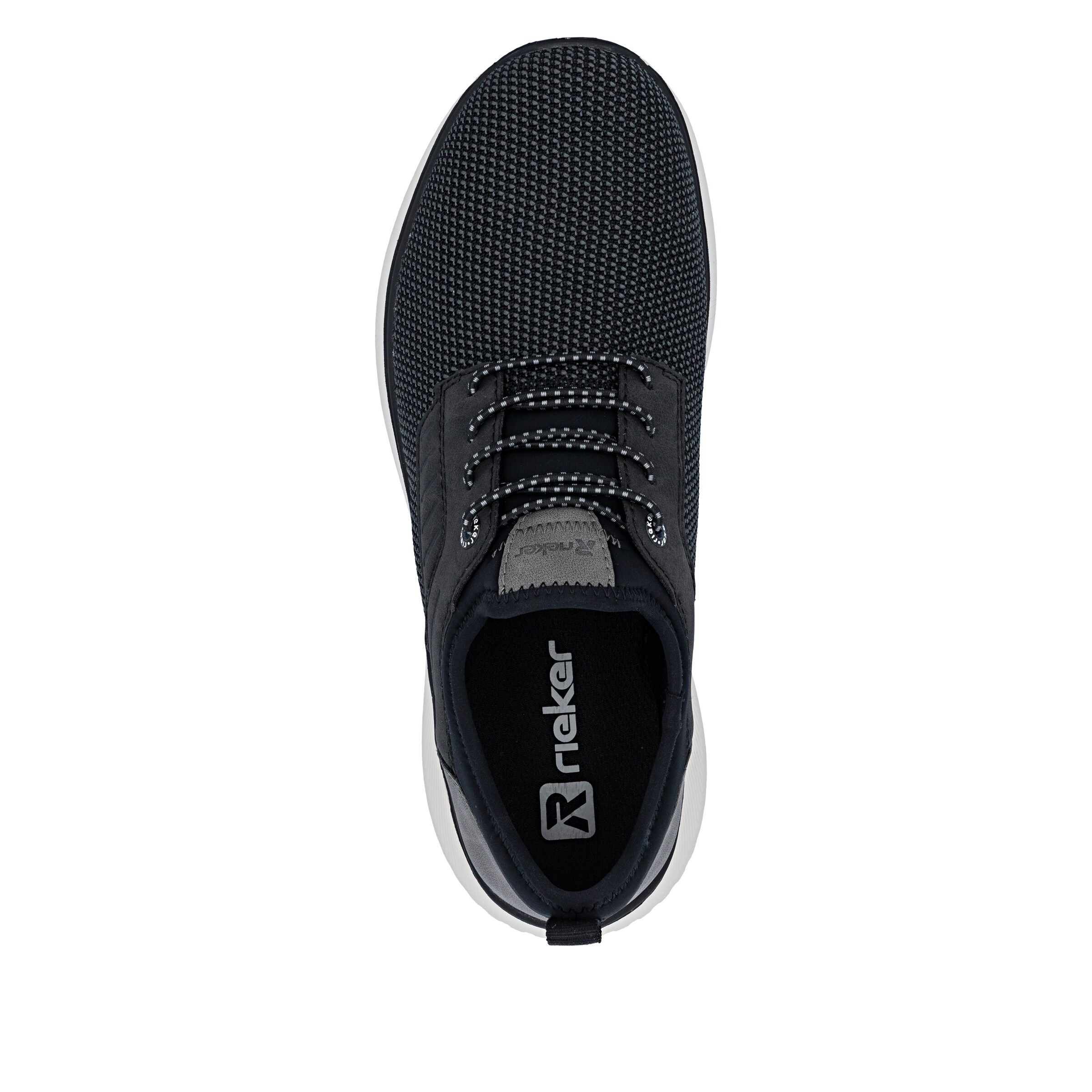 Rieker Slip on in Schwarz