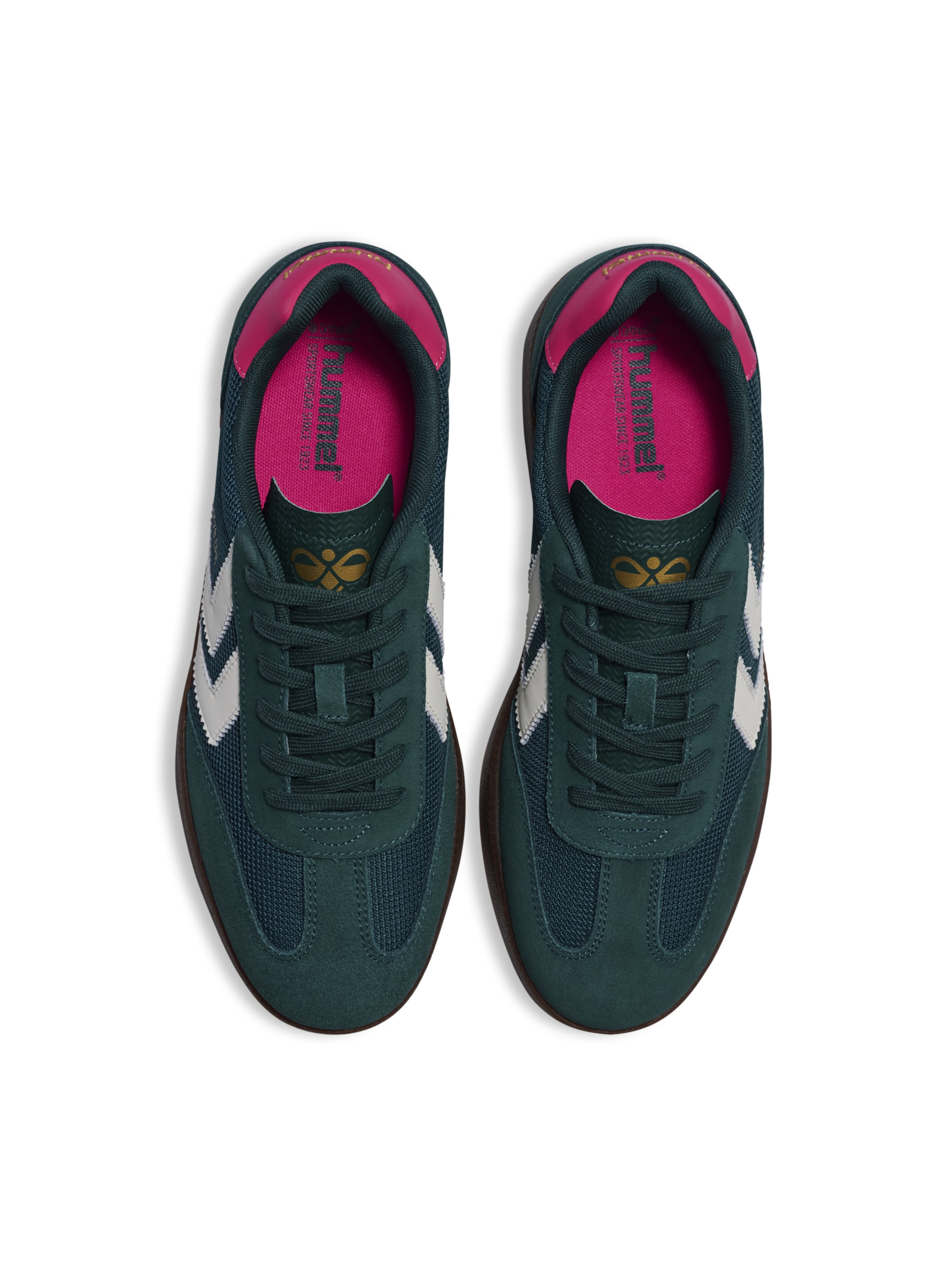 Baskets hautes Hummel en vert