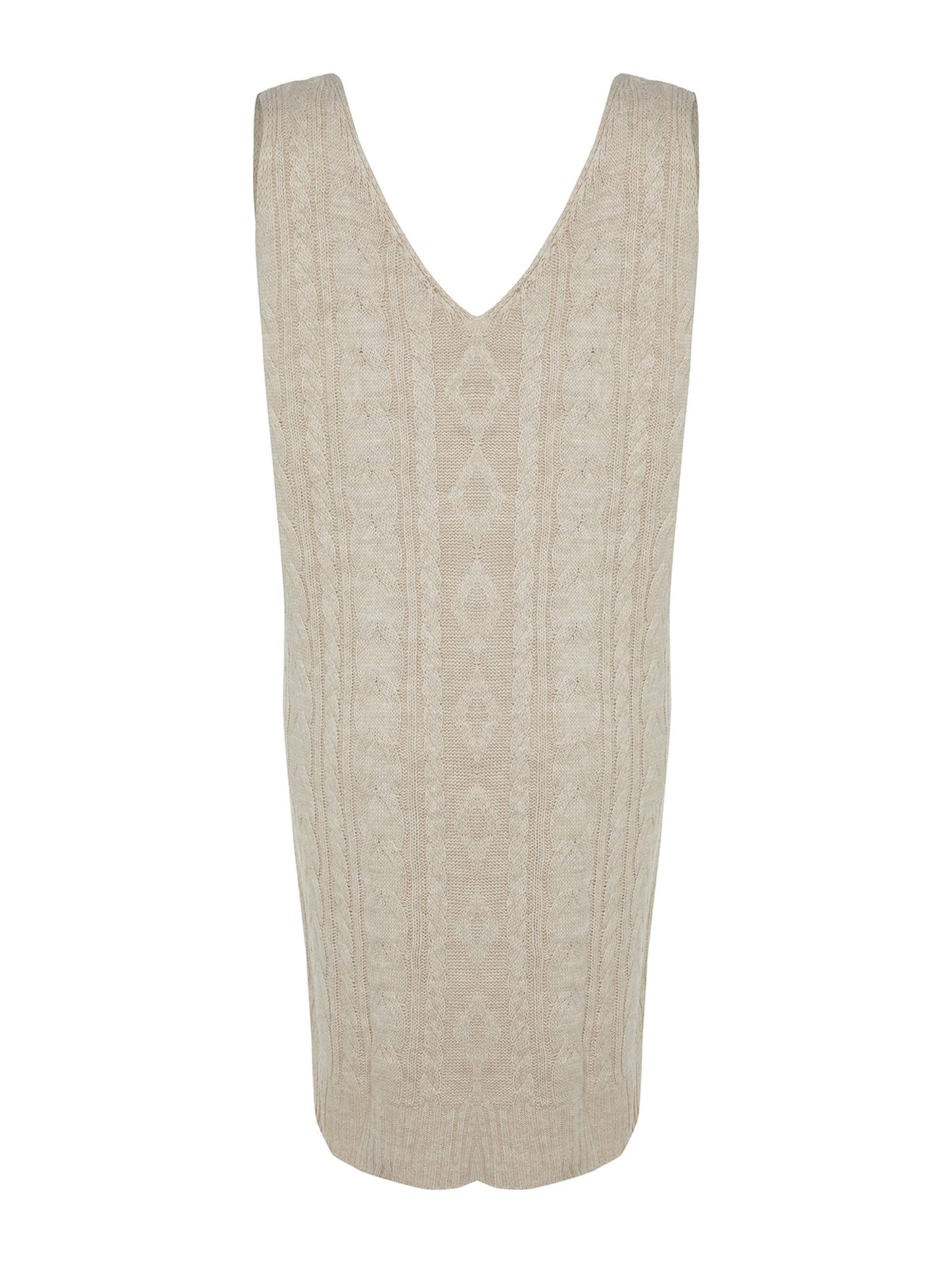 Rochie tricotat de la Trendyol pe gri: față