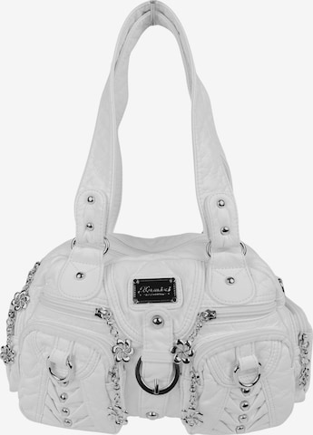 Kumixi - Bolso de mano en blanco: frente