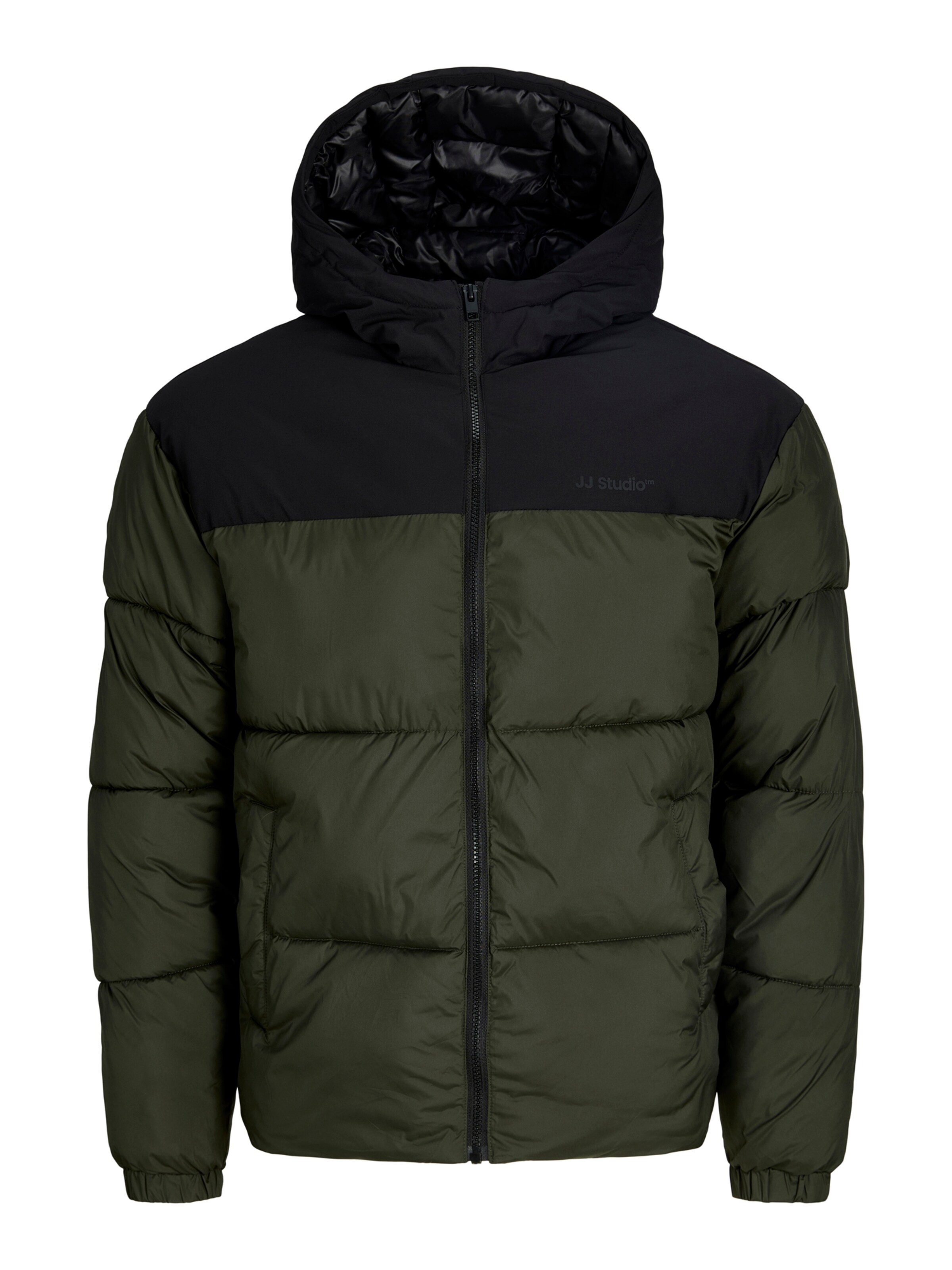 JACK & JONES Zimska jakna 'JJRAZE' | zelena barva: sprednja stran