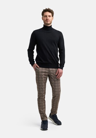 JEFF Slimfit Chino 'Leo' in Bruin