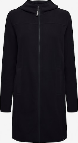 Oxmo Fleecejacke 'Fine' in Schwarz: predná strana