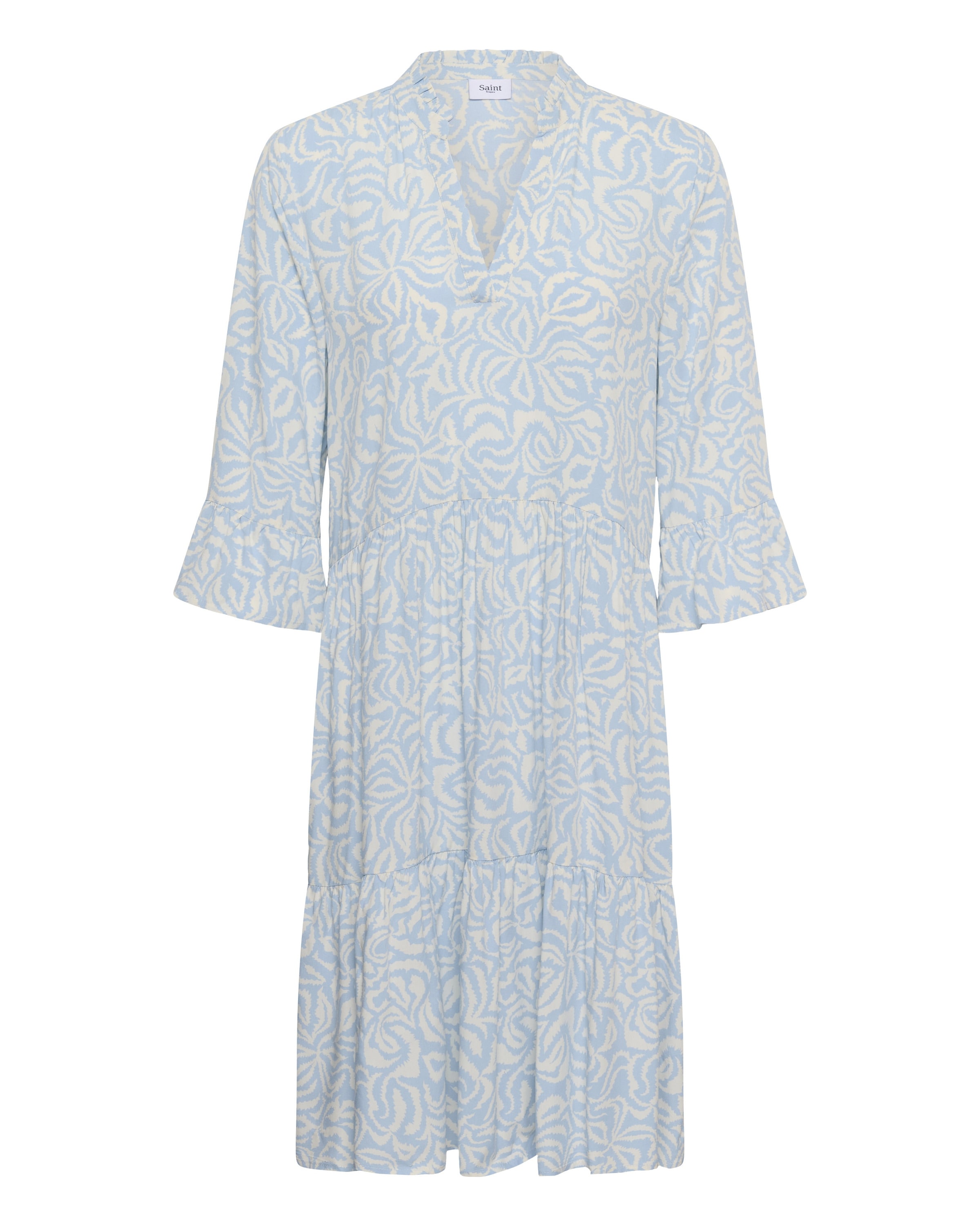 SAINT TROPEZ Kleid 'SZEda' in Blau: Vorderseite