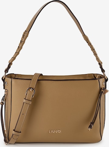 Sac bandoulière 'Gihen' Liu Jo en marron : devant