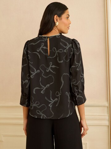love & roses Bluzka w kolorze czarny