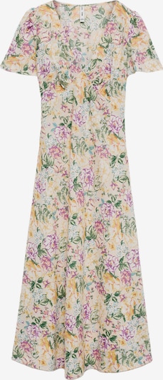 MANGO Mekko 'RED' värissä säämiskänkeltainen / vaaleankeltainen / vihreä / lila, Tuotenäkymä