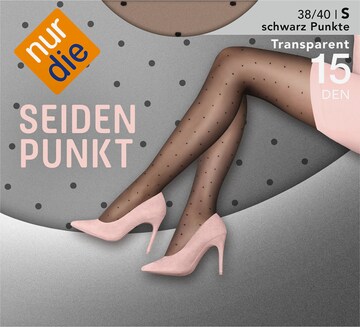 Nur Die Tights ' Seidenpunkt 15 DEN ' in Black