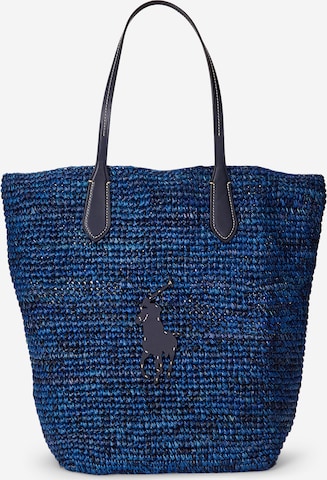 Cabas Polo Ralph Lauren en bleu : devant