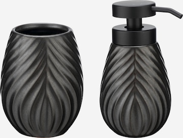 Wenko Bathroom Set 'Idro' in Grey: front