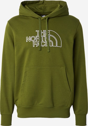 Sweat-shirt 'DREW PEAK' THE NORTH FACE en vert : devant
