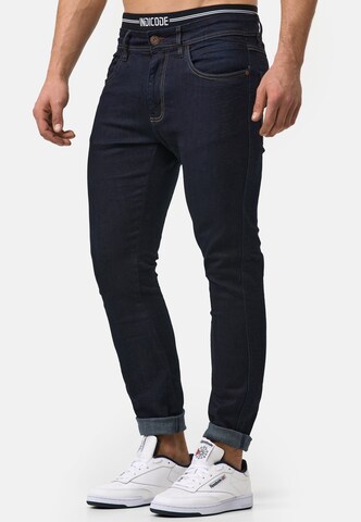 Skinny Jean ' Jake ' INDICODE JEANS en bleu