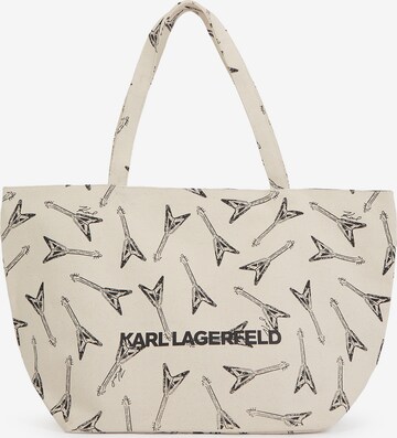 Karl Lagerfeld Shopper in Wit: voorkant