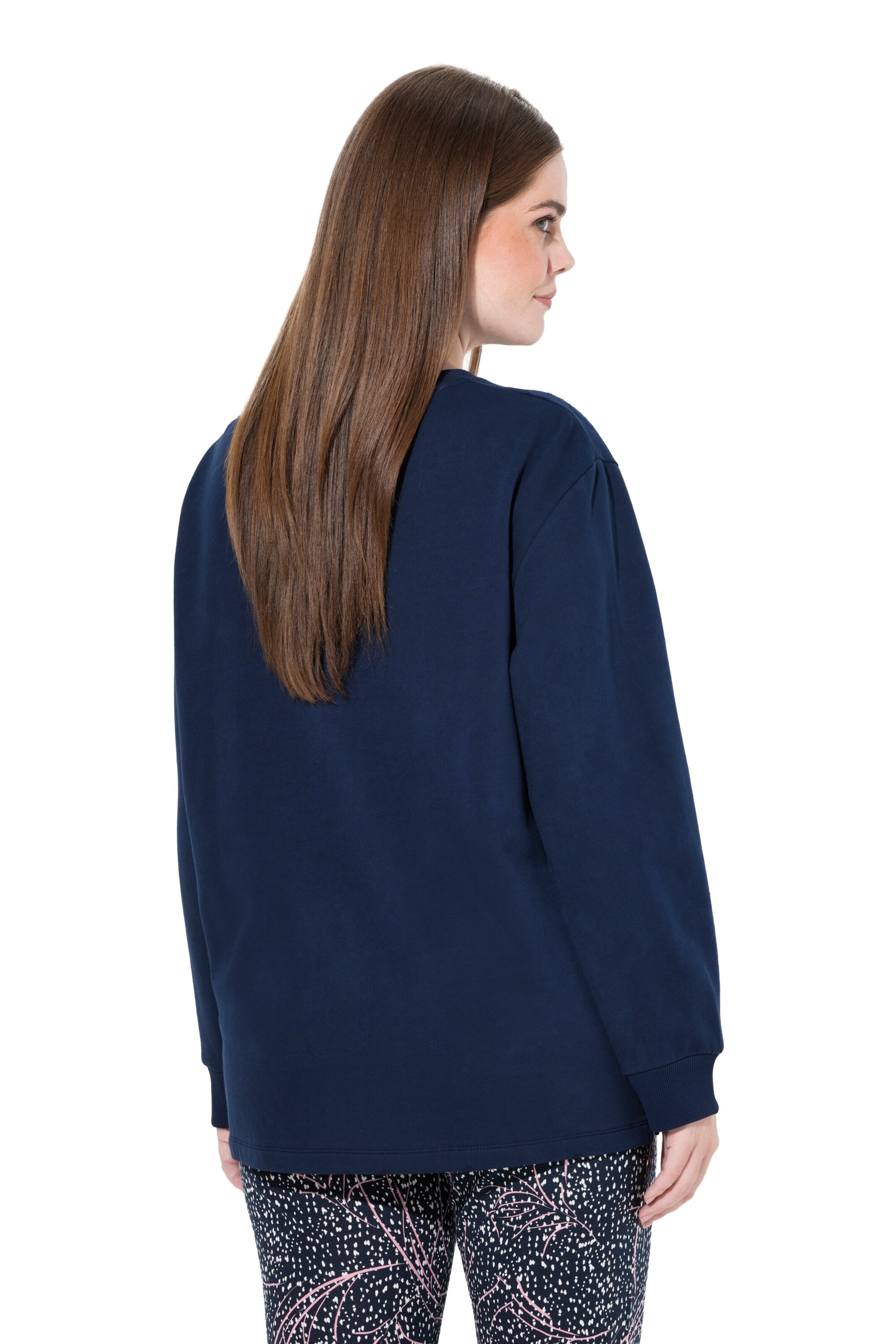 Ulla Popken Sweatshirt in Blue