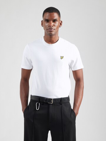 Lyle & Scott Тениска в бяло: отпред