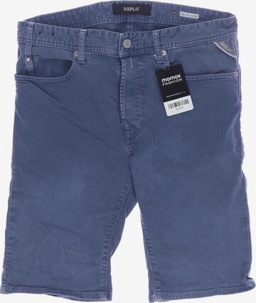 REPLAY Shorts in 30 in Blue: front