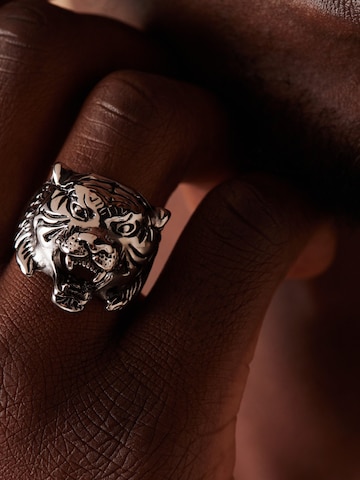 Bague 'Urbane Geschichte' Lucardi en argent : devant